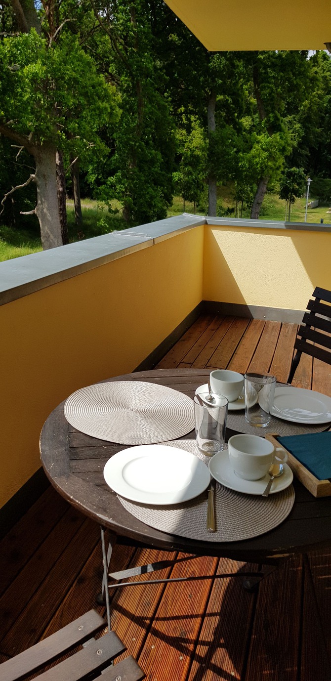 Ferienwohnung in Baabe - Sonnenblick - S&uuml;d-West-Balkon