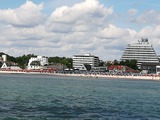 Ferienwohnung in Grömitz - Deichkrone - Blick von der Seebrücke Ferienwohnung in Grömitz - Deichkrone - Blick von der Seebrücke