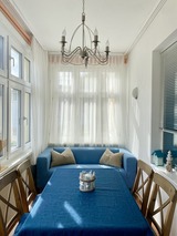 Ferienwohnung in Heringsdorf - Sonnenschein FeWo 2 - Essbereich im Wintergarten Ferienwohnung in Heringsdorf - Sonnenschein FeWo 2 - Essbereich im Wintergarten