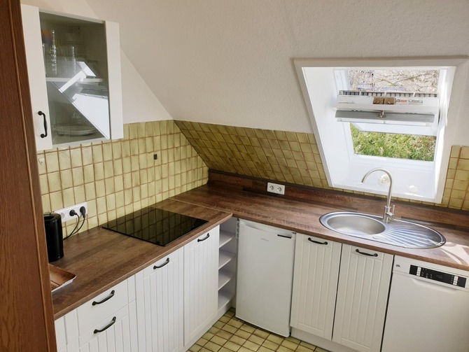 Ferienwohnung in Gr&ouml;mitz - Ferienparadies Gr&ouml;mitz - K&uuml;che mit Induktionsherd