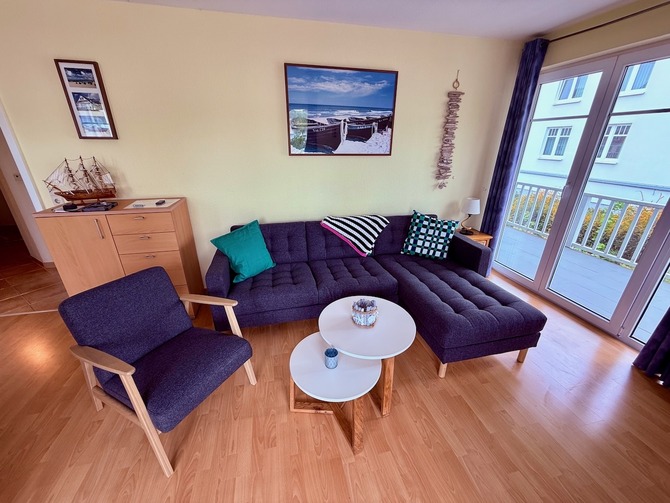 Ferienwohnung in Baabe - Bernstein - Wohnzimmer