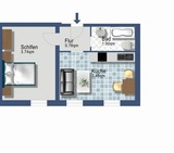 Ferienwohnung in Rabenkirchen-Faul&uuml;ck - Schleiblick App. 11 - Bild 7