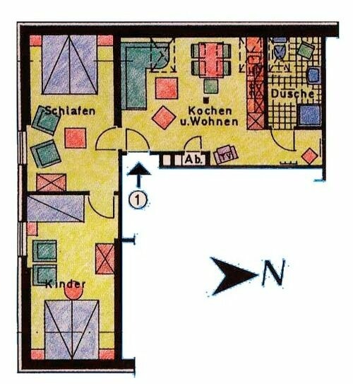 Ferienwohnung in Fehmarn OT Hinrichsdorf - Sonnenblume Nr.1 - Bild 3