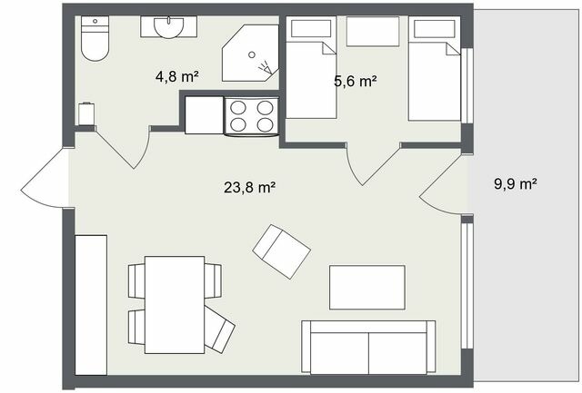 Ferienwohnung in Sch&ouml;nberger Strand - Riemann, R.: "Haus Panorama", App. 14 - Bild 13