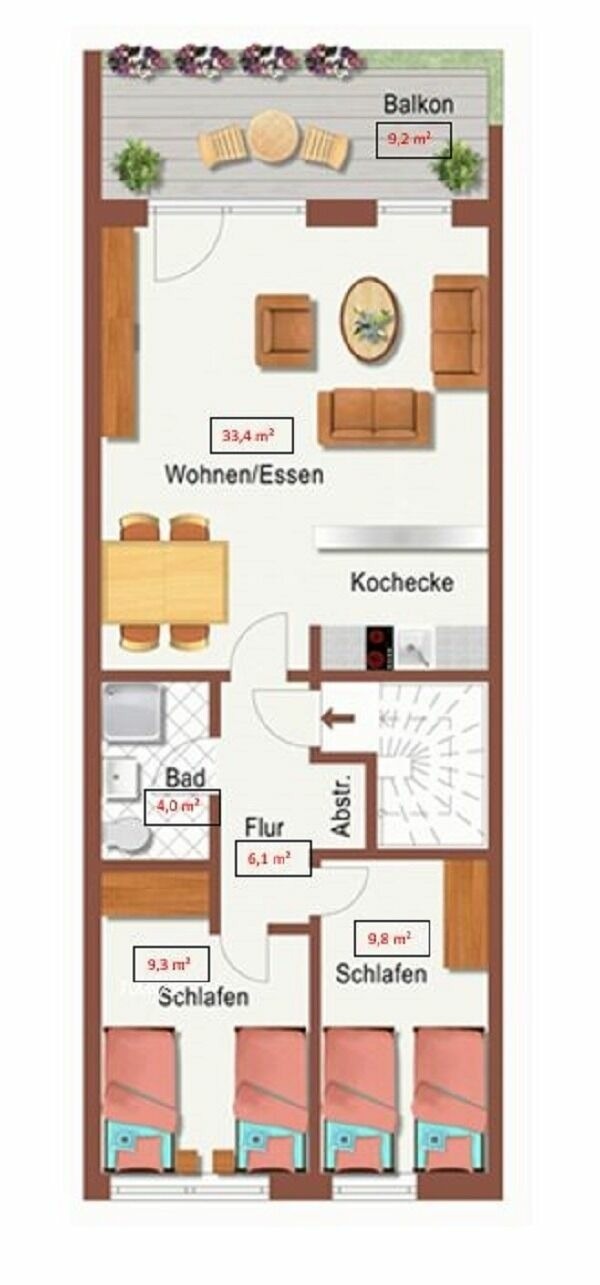 Ferienwohnung in Sch&ouml;nberger Strand - Stoltenberg, App. "Der Wikinger" - Bild 21