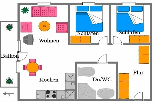 Ferienwohnung in Ostseeheilbad Zingst - Exklusiv-Studio "Ostseeblick", Haus 2, Whg. 45 - Bild 15