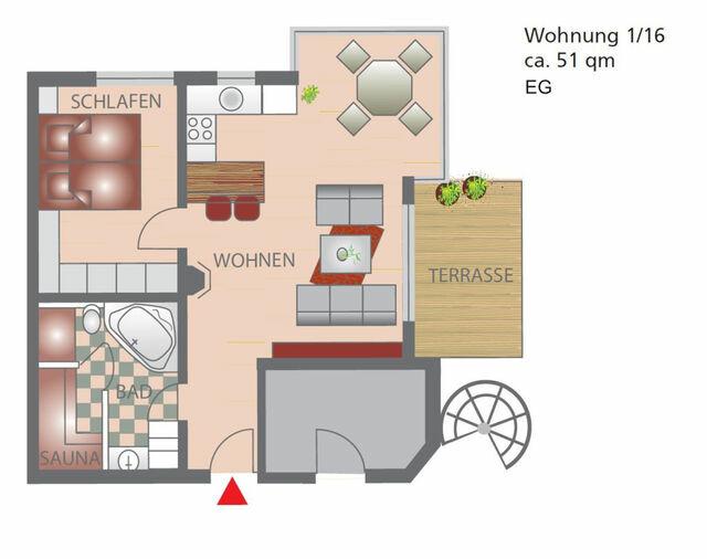 Ferienwohnung in Großenbrode - Sonnenschein 16 - Großenbrode - Bild 23