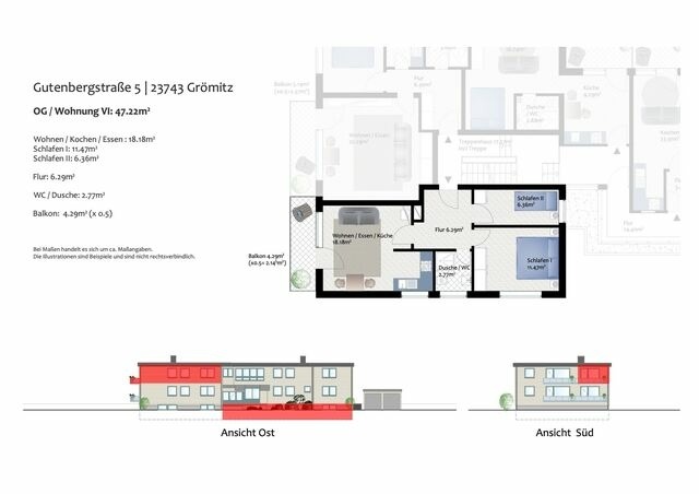 Ferienwohnung in Grömitz - Ostsee-Quartier 6 | Gutenbergstraße 5 | APPARTO Grömitz - Bild 3 Ferienwohnung in Grömitz - Ostsee-Quartier 6 | Gutenbergstraße 5 | APPARTO Grömitz - Bild 3