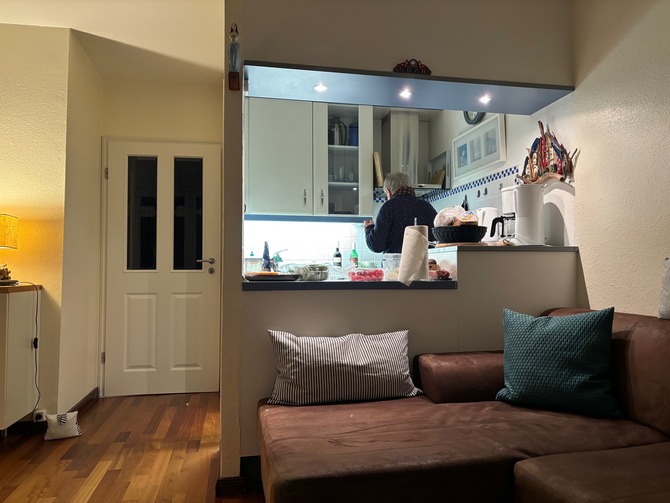 Ferienwohnung in Fehmarn OT Staberdorf - Wohnung am Meer - Blick in die K&uuml;che