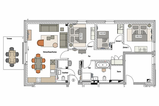 Ferienwohnung in Grömitz - Peters Lodge 3 - Bild 15