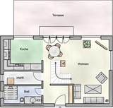 Ferienhaus in Ostseeheilbad Zingst - Kiek &ouml;ver 33 - Grundriss EG