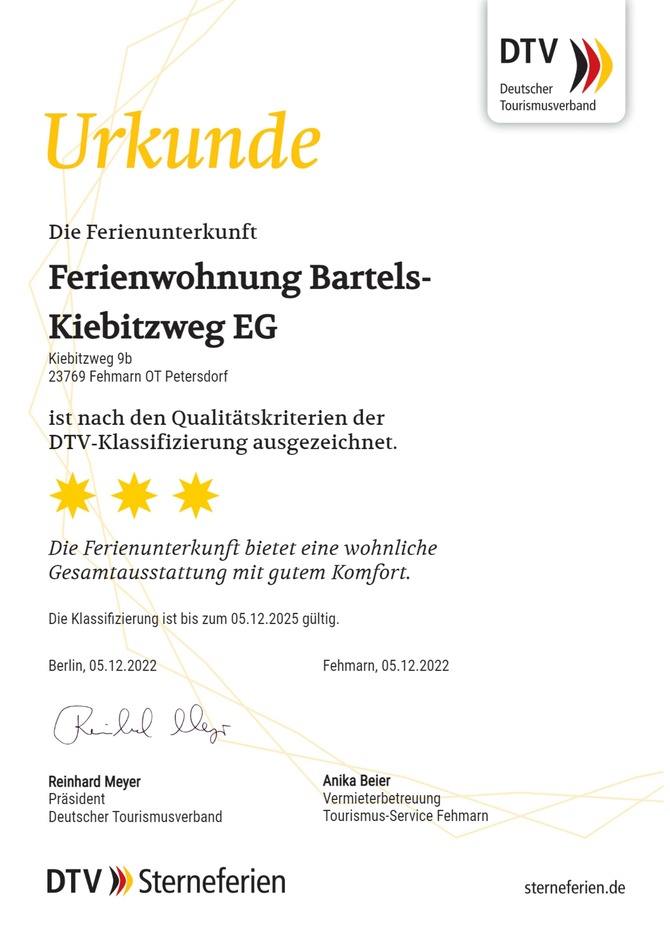 Ferienwohnung in Fehmarn OT Petersdorf - Fewo Bartels Kiebitzweg EG - Bild 11