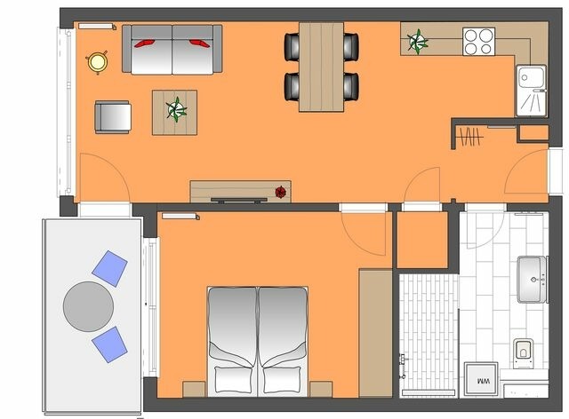 Ferienwohnung in Ahlbeck - (Brise) Strandresidenz Else Marie App. 1.8 - Bild 17