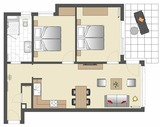 Ferienwohnung in Ahlbeck - (Brise) Strandresidenz Else Marie App. 0.9 - Bild 16