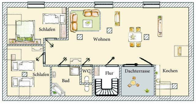 Ferienwohnung in Seebad Heringsdorf - (Brise) Villa Lindenstra&szlig;e App. 08 - Bild 13