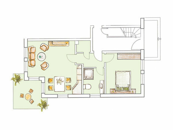 Ferienwohnung in Seebad Bansin - (Brise) Haus Ostseeduo App. 05 - Bild 14