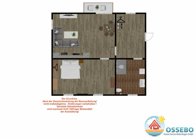 Ferienwohnung in Boltenhagen - OSTSEE7 Fewo D&uuml;ne - Bild 22