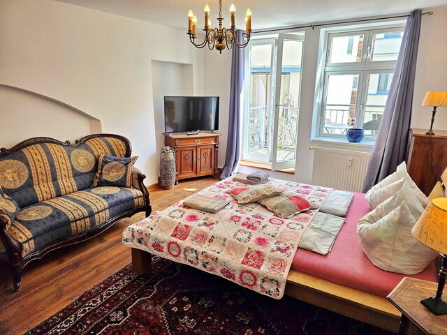 Ferienwohnung in Wismar - Vergissmeinnicht - Caf&eacute; 28 & Pension am Markt - ABC621 - Bild 6