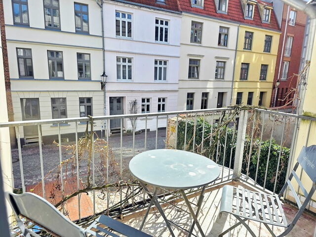 Ferienwohnung in Wismar - Vergissmeinnicht - Caf&eacute; 28 & Pension am Markt - ABC621 - Bild 13