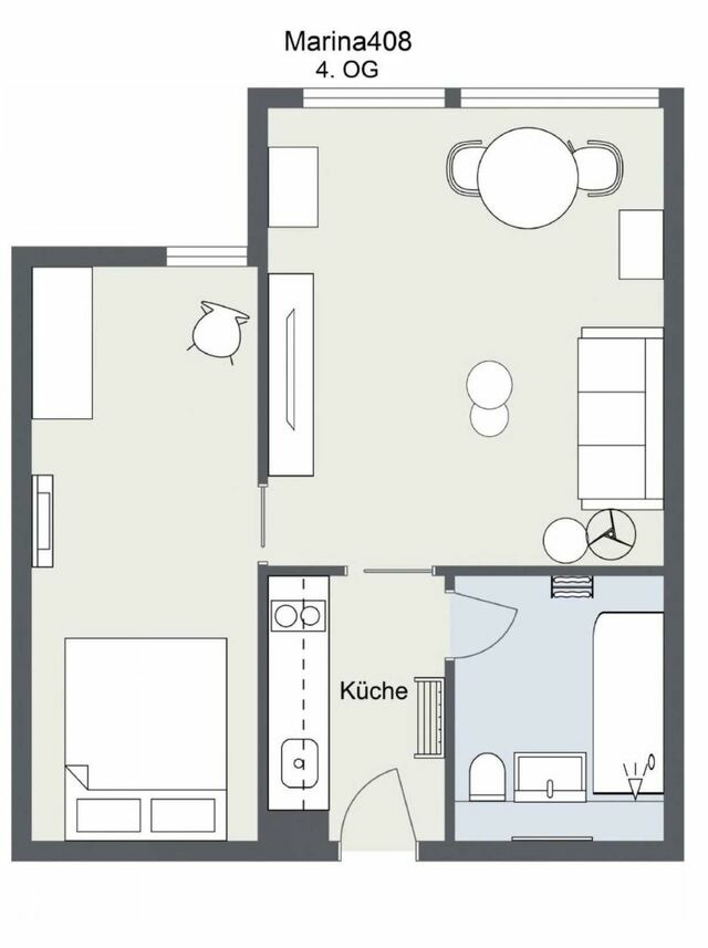 Ferienwohnung in Fehmarn OT Burgtiefe - Apt. Marina408 - Hafenrundblick & direkt am Strand - Bild 24